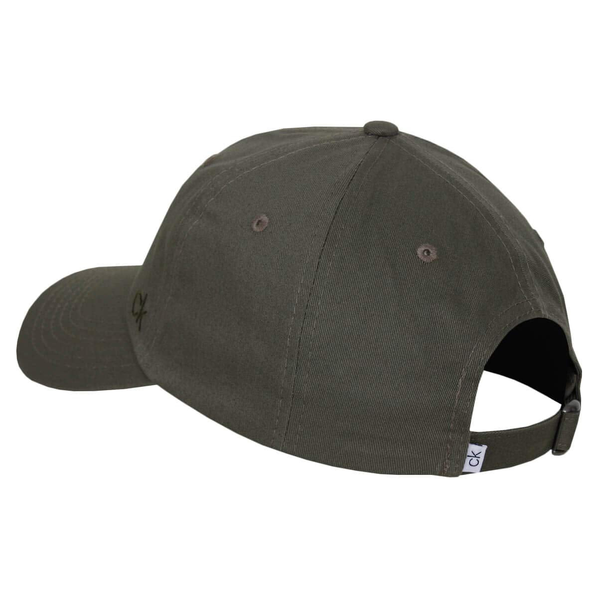 Calvin Klein Mens 2025 Classic Cotton Adjustable 6 Panel Baseball Cap