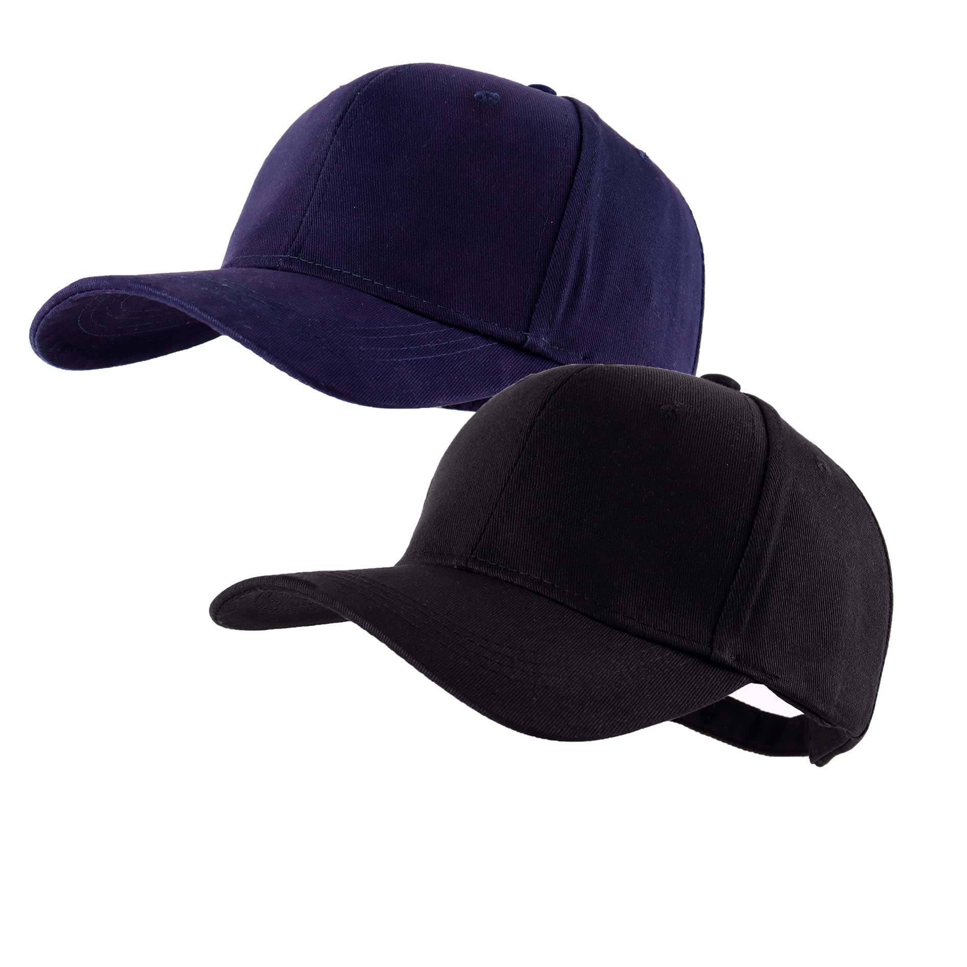 LANGZHEN Unisex Baseball Cap 100% Cotton Fits Men Women Washed Denim Adjustable Dad Hat