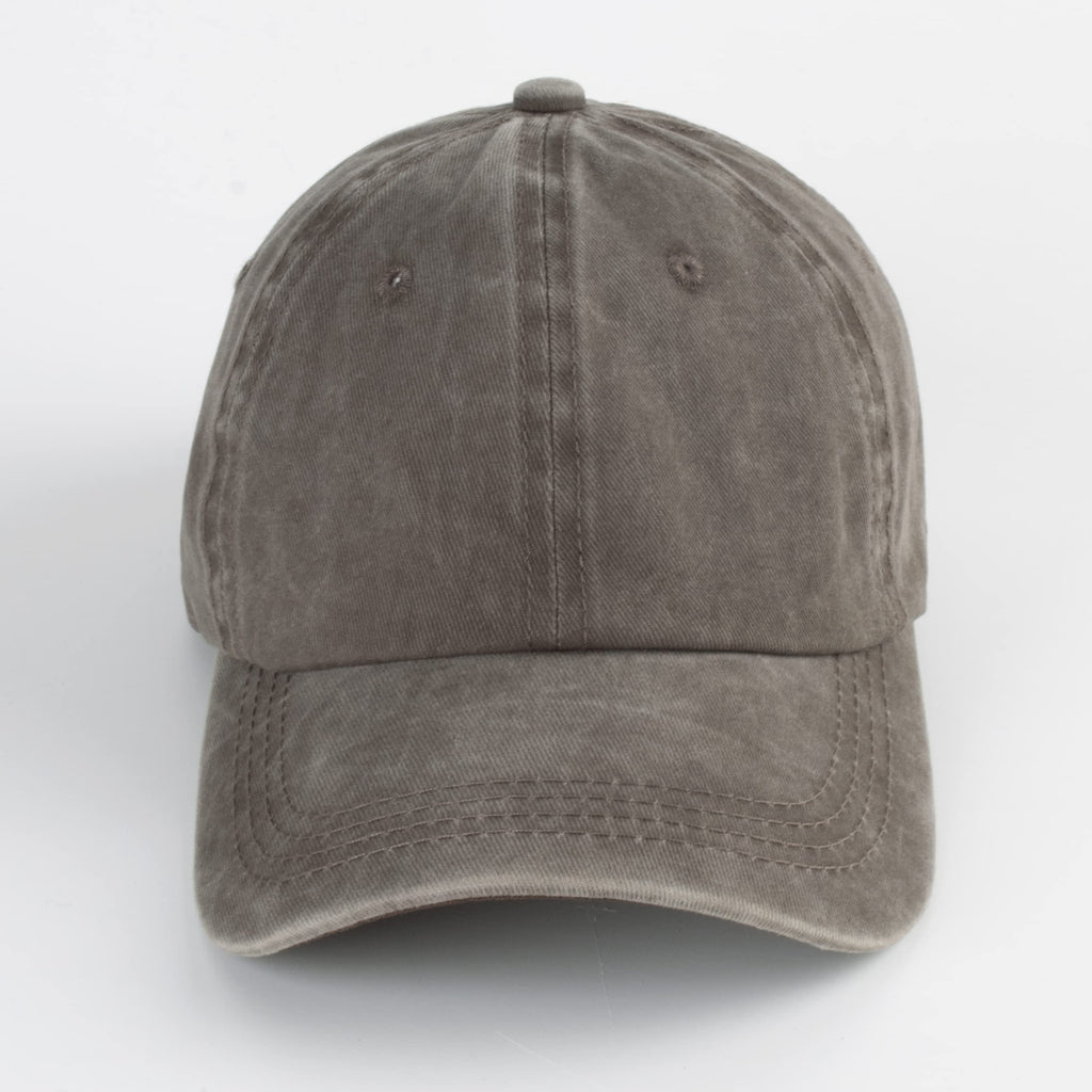 LANGZHEN Unisex Baseball Cap 100% Cotton Fits Men Women Washed Denim Adjustable Dad Hat