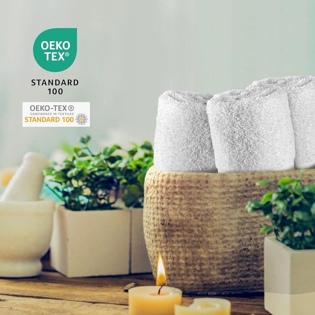 6 Piece Towel Set - 2 Bath Towels, 2 Hand Towels and 2 Washcloths