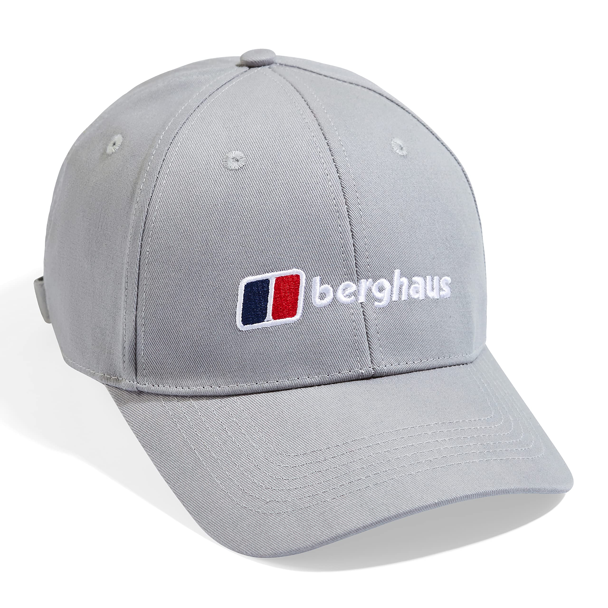 Berghaus Men's Logo Recognition Baseball Cap | Snap Adjuster, Grey, One Size